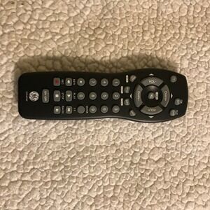 GE Universal Remote Control Black 4-Device TV CBL SAT DVD 24922 Replacement